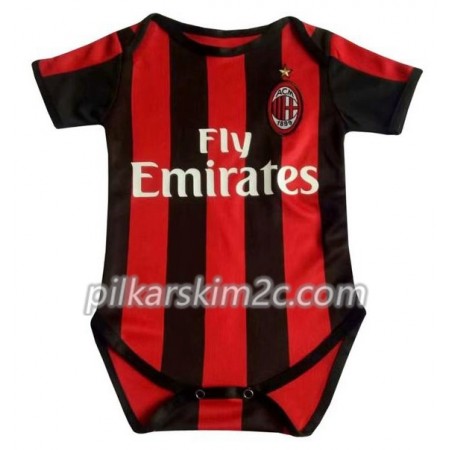 Koszulka AC Milan Mini Główna 2018-2019 - Koszulki Piłkarskie
